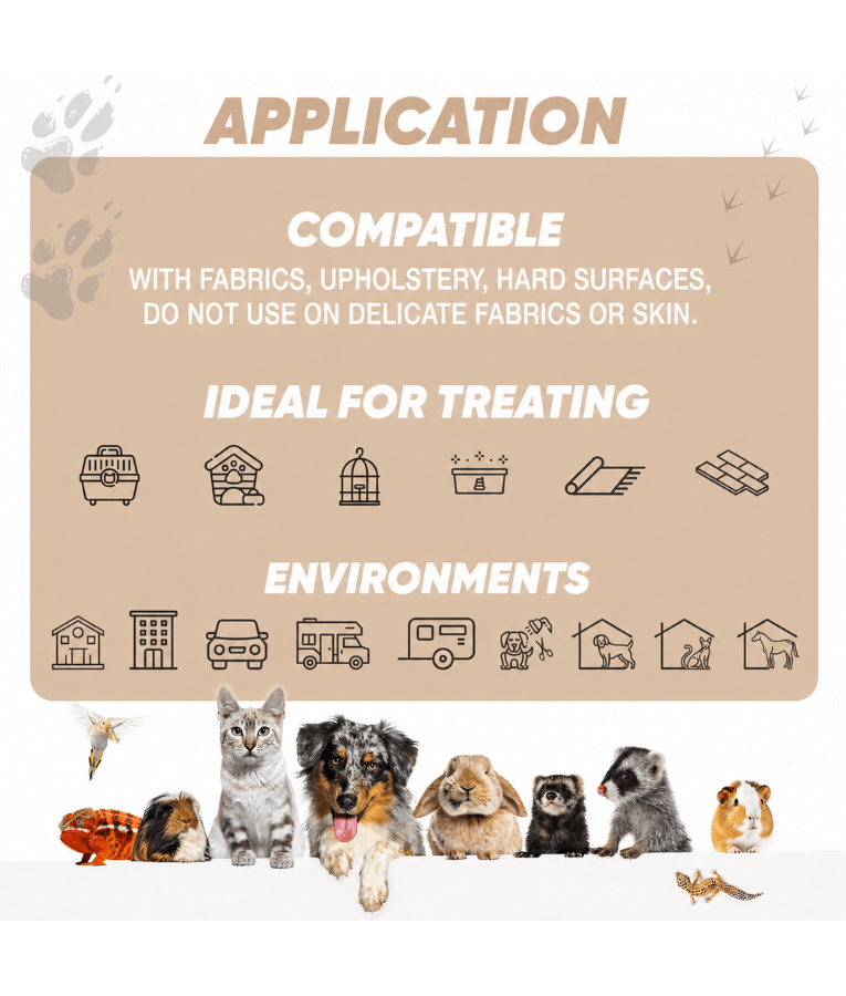 Errecom - Woofi Pet Odour Remover Spray, Safe for Dogs & Cats, Multi-Surface Cleaning - 500 ml