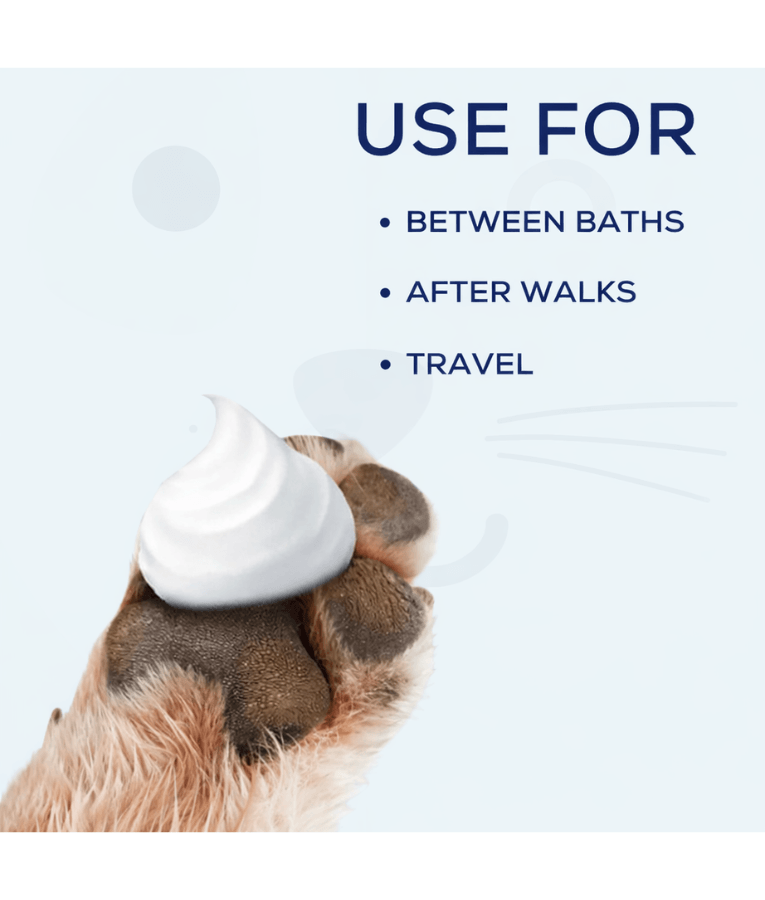 Animalia - Baby Powder Fresh Scent Waterless Shampoo - For Dogs & Cats, No Rinse, Sensitive Skin Safe – 150 ml