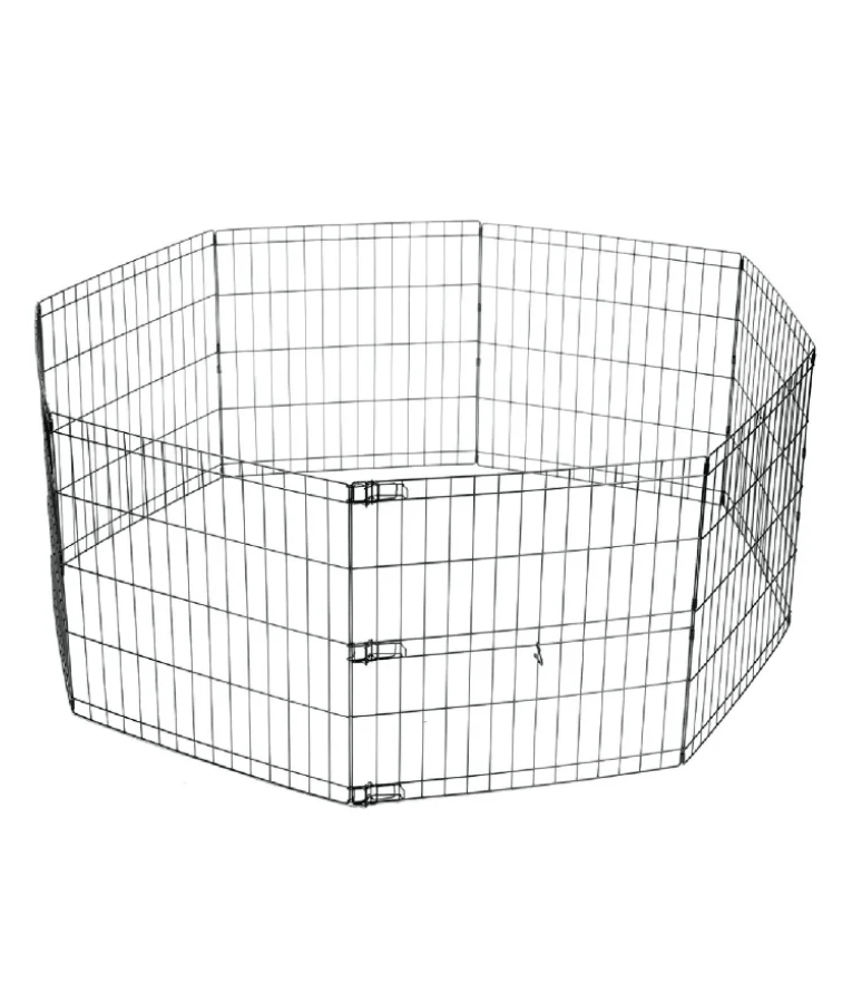 M-Pets puppy play pen foldable steel S - M