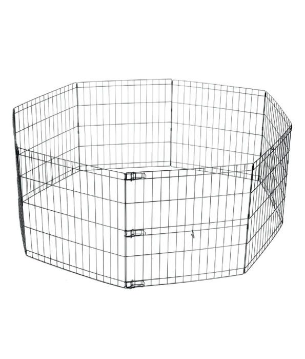 M-Pets puppy play pen foldable steel S - M
