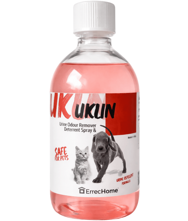 Errecom - UKLIN Urine Odour Remover Detergent Spray, Pet Safe Formula, Disinfectant-Based Odor Neutralizer - 500 ml