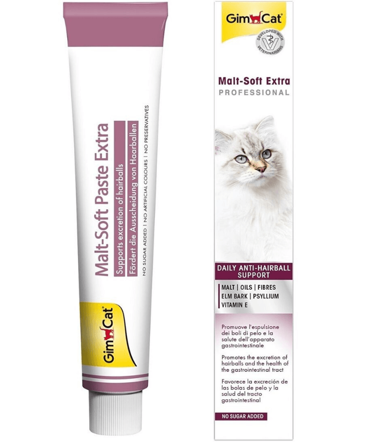 GimCat - Malt-Soft Extra Paste, Malt Extract, Beta-Glucan, Anti-Hairball Support, Digestive Health, All Life Stages - 20g - 50g - 100g