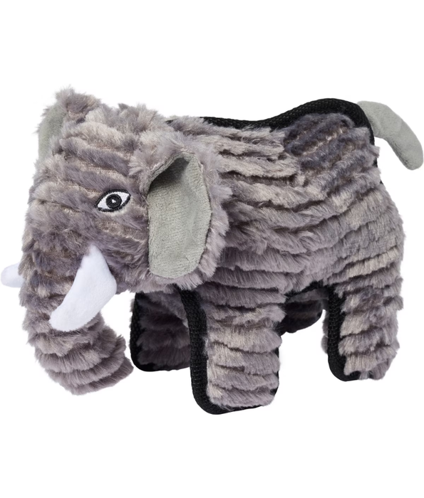 Spunky Pup - Tough Plush Elephant Toy, Triple Stitch Durable Squeaky