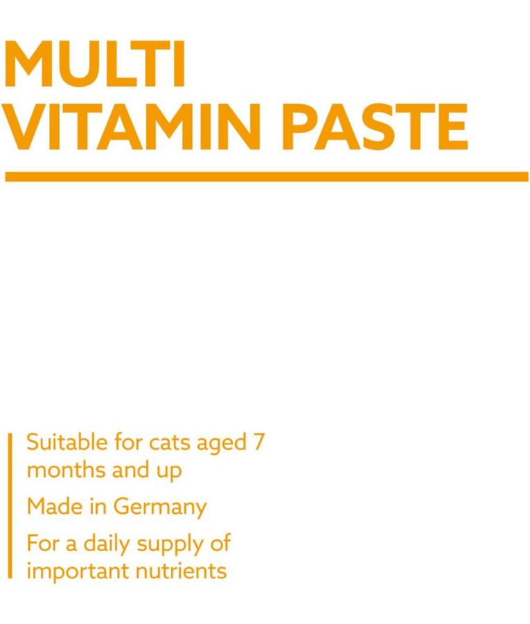 GimCat - Multi-Vitamin Paste, 13 Vitamins, Immune Support, Skin & Coat Health, All Life Stages 20g - 50g
