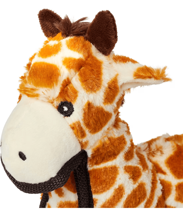 Spunky Pup - Tough Plush Giraffe Toy, Triple Stitch Durable Squeaky