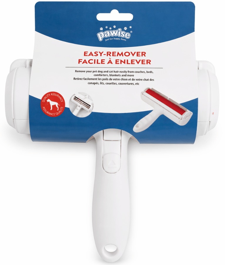 Pawise - Easy Hair Collection Roller, Reusable Pet Hair Remover, Multi-Surface Cleaning, No Refills Needed - 20 x 20 x 6 cm