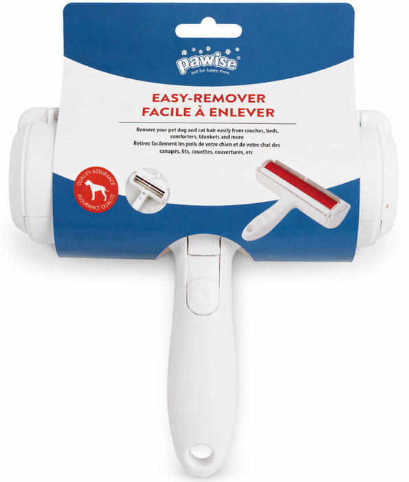 Pawise - Easy Hair Collection Roller, Reusable Pet Hair Remover, Multi-Surface Cleaning, No Refills Needed - 20 x 20 x 6 cm