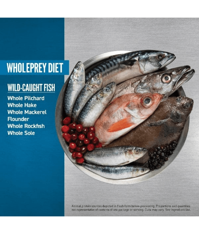 Orijen - Six Fish Recipe, Wild-Caught Fish, High-Protein, Grain-Free, Adult & Senior Dry Cat Food - 1.8kg