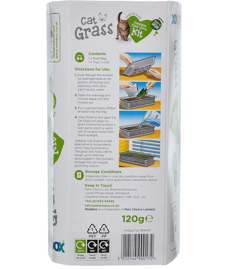 Webbox - Cat Grass - 120g