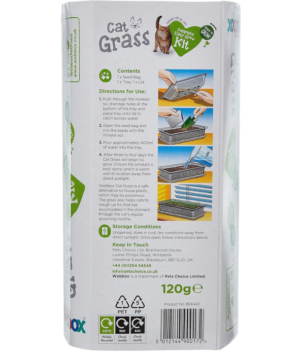 Webbox - Cat Grass - 120g