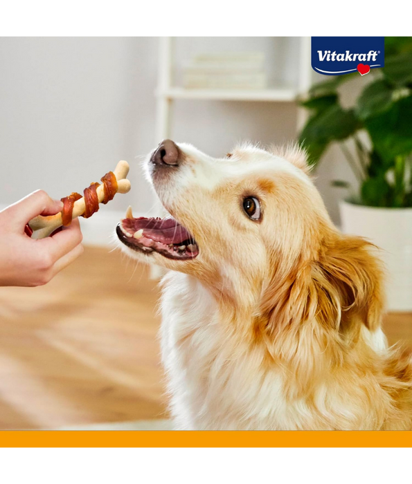 Vitakraft - Pure Duck Bonas, Duck Meat Calcium Bones, High Protein Training Treat, All Life Stages - 80 g