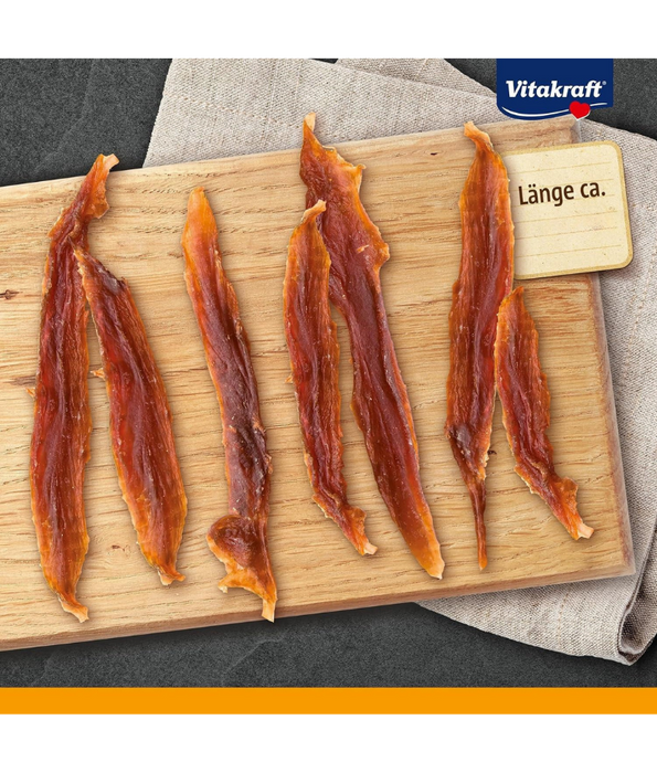 Vitakraft - Pure Duck Filets, 93% Duck Meat, High-Protein Dog Treats, All Life Stages - 80 g