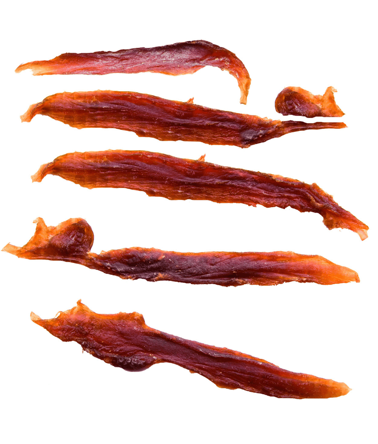 Vitakraft Pure Duck Filets - high-protein, healthy dog treats made from 93% duck meat, perfect for dogs of all life stages.