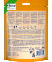 Back of Vitakraft Pure Duck XXL Fillets packaging with nutritional information and recyclable label, ideal for dog training treats.