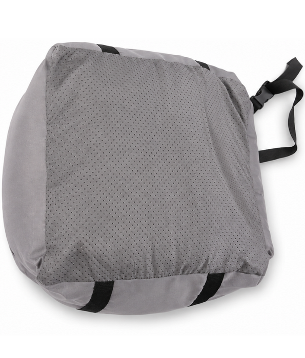 King Queen - Pet Car Seat Bed, Padded Travel Booster with Safety Straps, Cats & Small Dogs - 45 x 45 x 30 cm