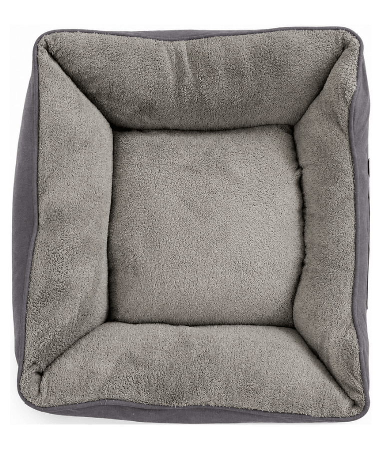 Tall Tails - Dream Chaser Bolster Dog Bed - Dark Grey - 90×80×24 cm