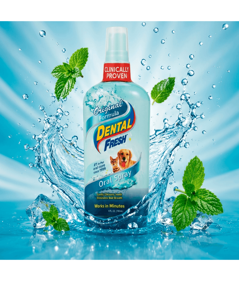 Synergy Labs - Dental Fresh, Oral Spray For Dogs & Cats - 118ml