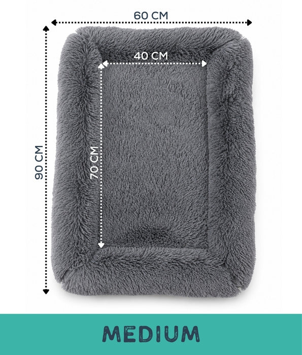 PawComfort - Plush Calming Pet Bed, Ultra-Soft Long Fur Comfort for Dogs & Cats - S, M, L