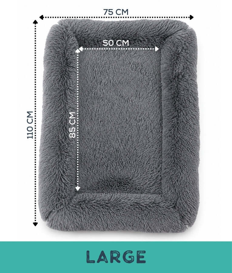 PawComfort - Plush Calming Pet Bed, Ultra-Soft Long Fur Comfort for Dogs & Cats - S, M, L