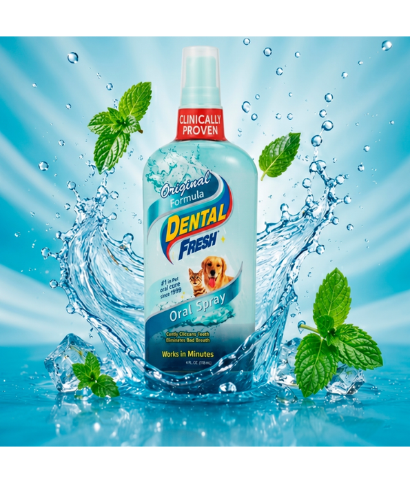 Synergy Labs - Dental Fresh, Oral Spray For Dogs & Cats - 118ml