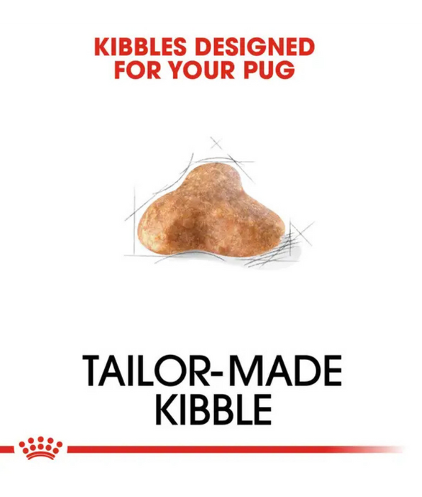 Royal Canin - Pug Adult, Skin Support, Muscle Tone, Adult & Senior Dogs, Small Breed, Dry Dog Food - 1.5 kg