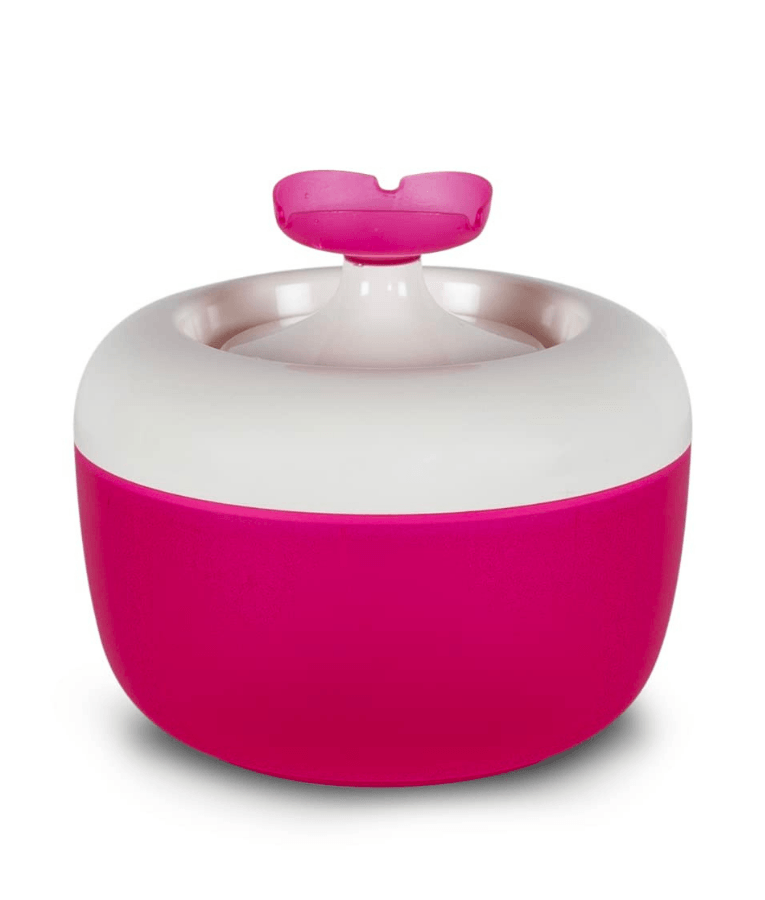 MP Bergamo - Malaga Fuchsia Tulip Fountain Water Fountain for Cats & Small Dogs - 1.7L