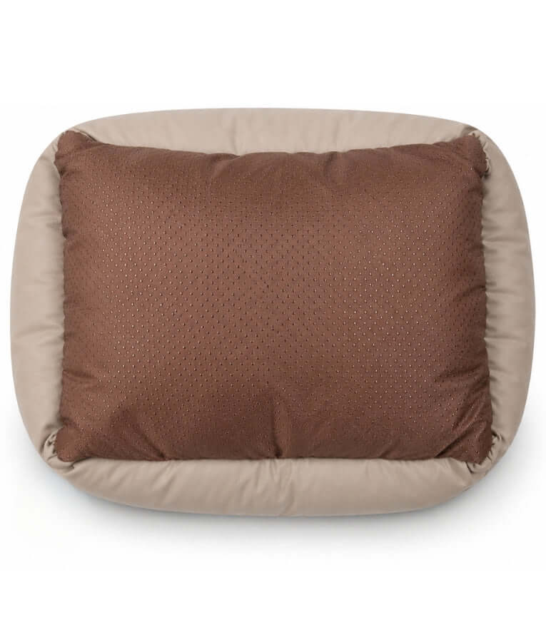 King Queen - Plush Orthopedic Rectangular Dog & Cat Bed – Washable, Soft Cushion - Small - Medium