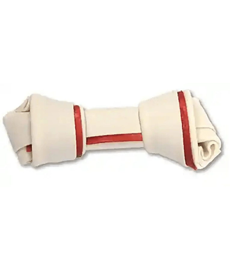 SmartBones rawhide-free dog chews in a classic bone shape, ideal for medium dogs to promote dental health.