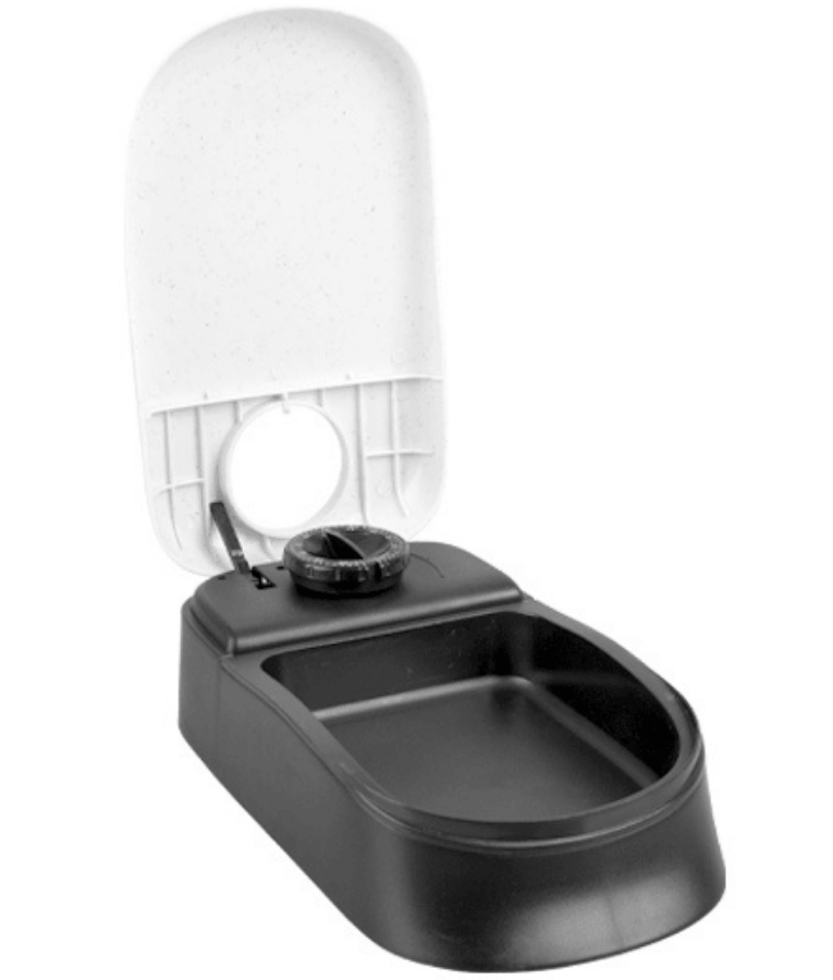Pawise - Automatic Pet Feeder, Single Meal Timed Feeder with Ice Pack Design for Cats & Dogs - 300ml