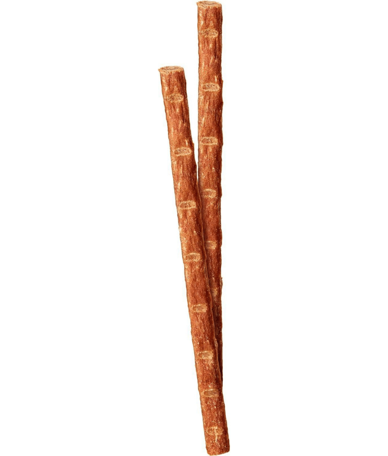 Vitakraft chicken stick treats in a pack, mono-protein, wheat-free, suitable for cats with sensitive digestion.