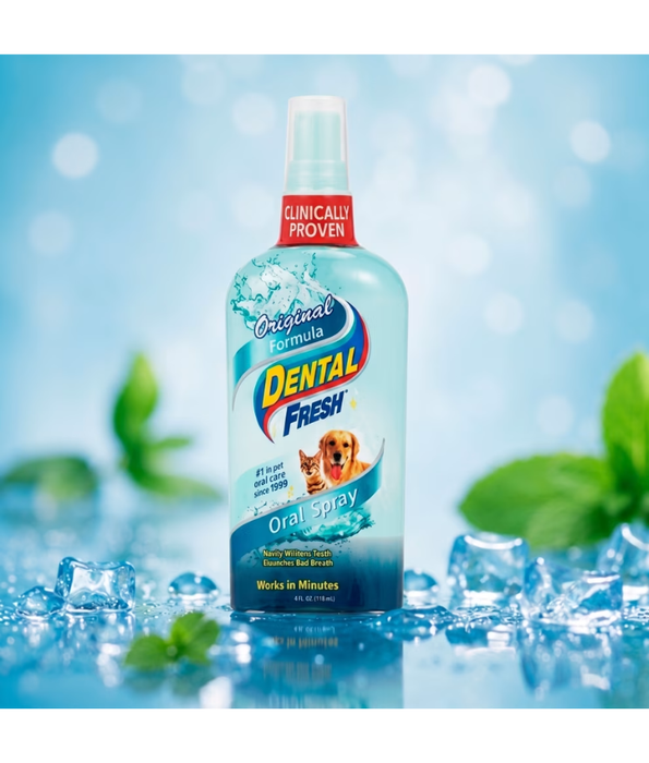 Synergy Labs - Dental Fresh, Oral Spray For Dogs & Cats - 118ml