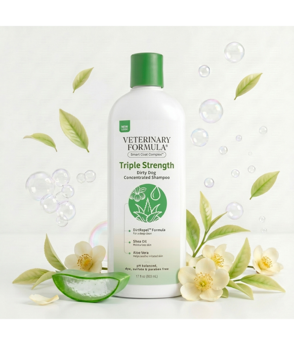 Synergy Labs - Veterinary Formula Solutions, Triple Strength Dirty Dog Concentrated Shampoo - 503ml