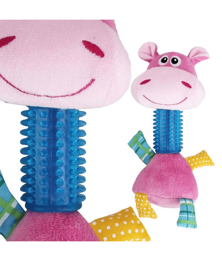 Pawise- Puppy Toy Hippo neck