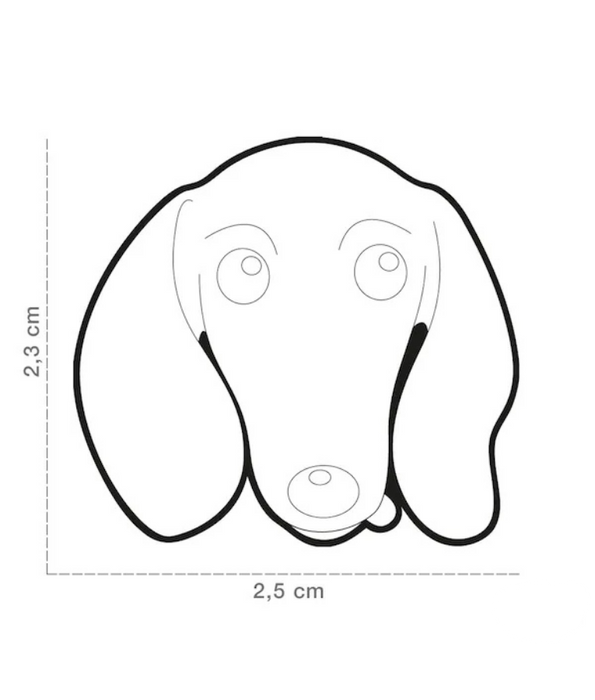 ID Tag - Dachshund Black & Tan