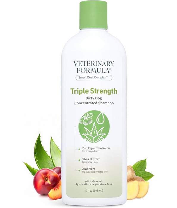Synergy Labs - Veterinary Formula Solutions, Triple Strength Dirty Dog Concentrated Shampoo - 503ml