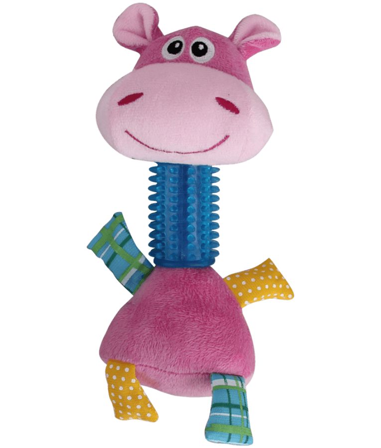 Pawise- Puppy Toy Hippo neck