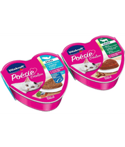 Vitakraft Poésie Création Multipack, gourmet cat food for picky eaters, salmon and game in jelly, 510g.