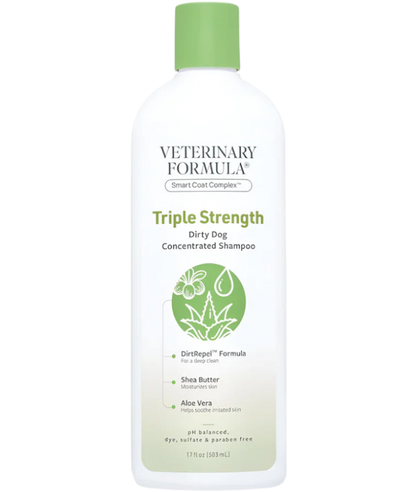 Synergy Labs - Veterinary Formula Solutions, Triple Strength Dirty Dog Concentrated Shampoo - 503ml