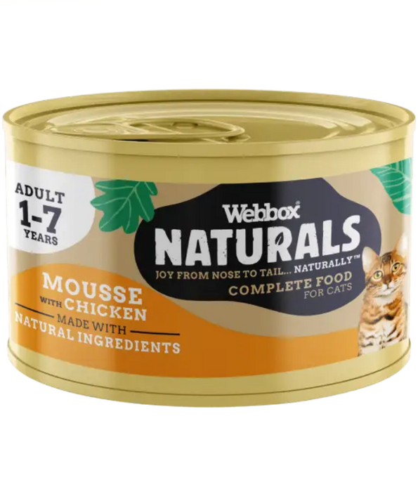 Webbox Naturals Mousse With Chicken Wet Cat Food 85g
