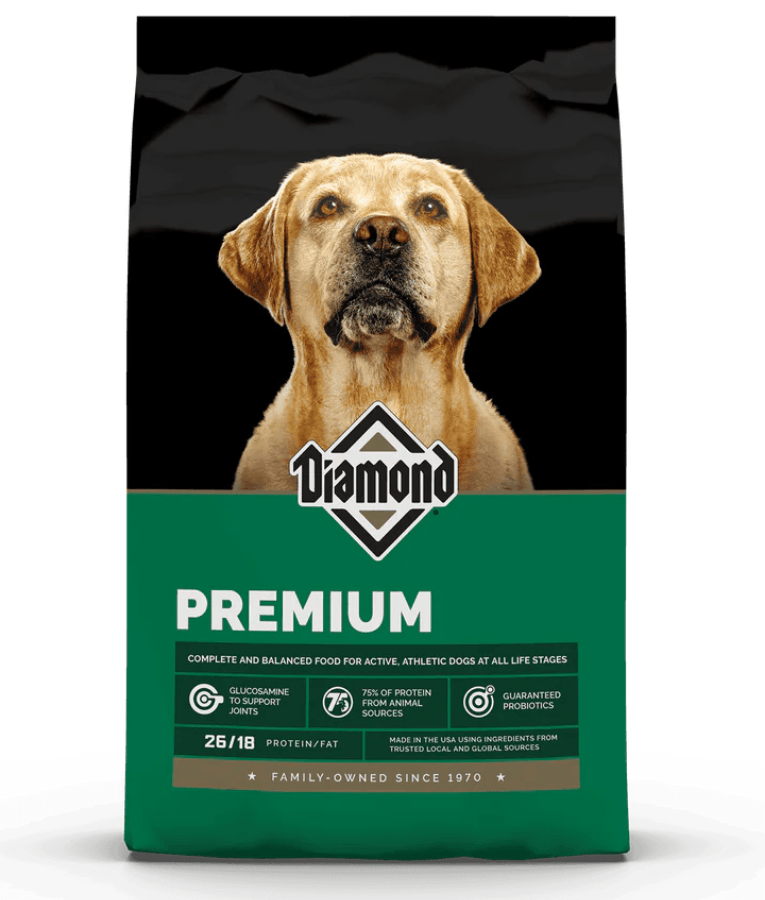 Diamond - Premium Adult Dry Dog Food, With Chicken - 2.72kg, 18kg