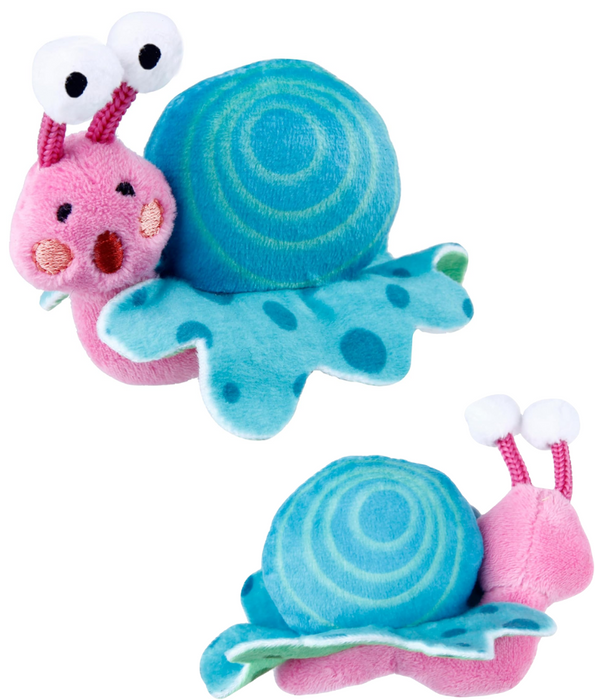 Gigwi - Shining Friends Snail with activated LED light & Catnip inside