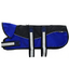 Animate Animate Reflective Black/Blue Unpadded Harness coat plus collar 61cm