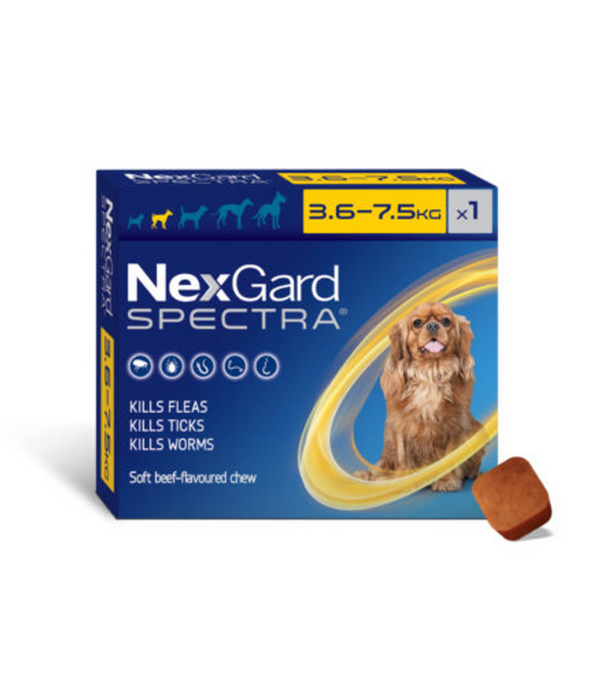 Nexgard Spectra - 3.5kg-7.5kg