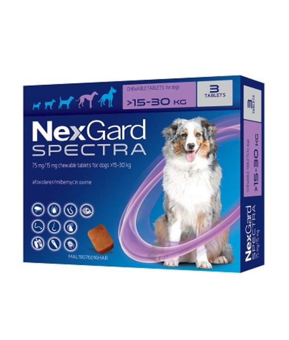 Nexgard Spectra - 15kg-30kg