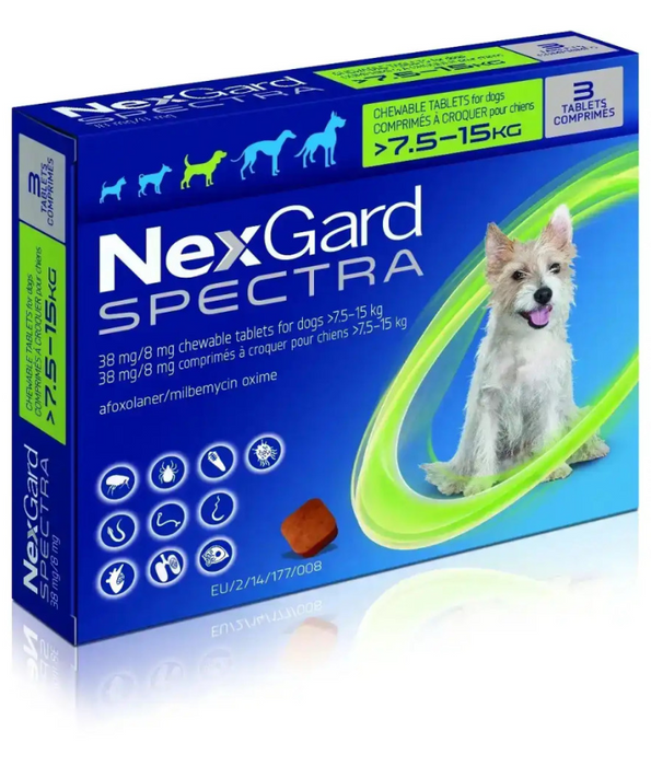 Nexgard Spectra - 7.5kg-15kg