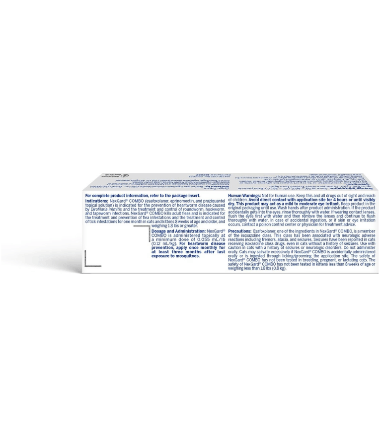 Nexgard Combo Spot On For Cats 2.5-7.5 kg (Sold per Pipette)