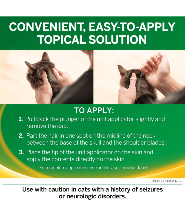 Nexgard Combo Spot On For Cats 2.5-7.5 kg (Sold per Pipette)