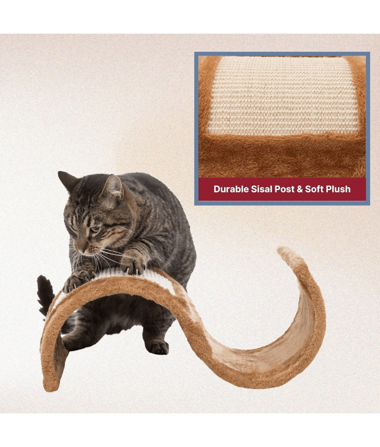 Trixie - Scratching Wave Wavy L50xW29xH18