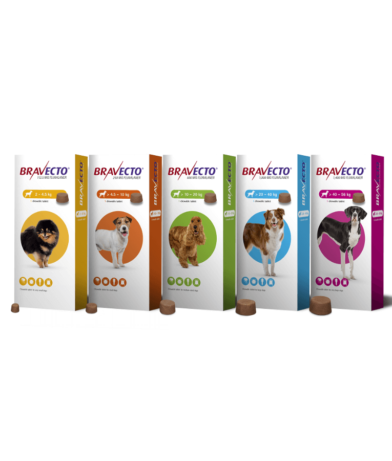 Bravecto 112.5 mg Fluralaner 2-4.5 kg