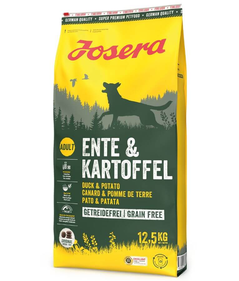 Josera - Duck & Potato, Grain-Free, Immune Support, Moderate Energy, Adult Dry Dog Food - 12.5kg